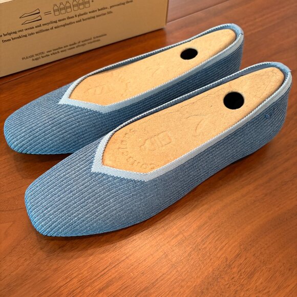 Brand New Vivaia Square-Toe V-Cut Flats (Margot 2.0) size EU39 Women's 8 - Picture 3 of 4